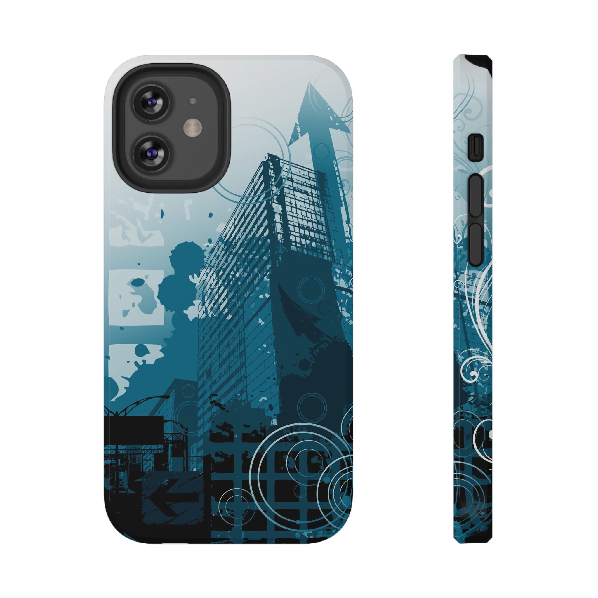 Blue Noise Tough iPhone Case