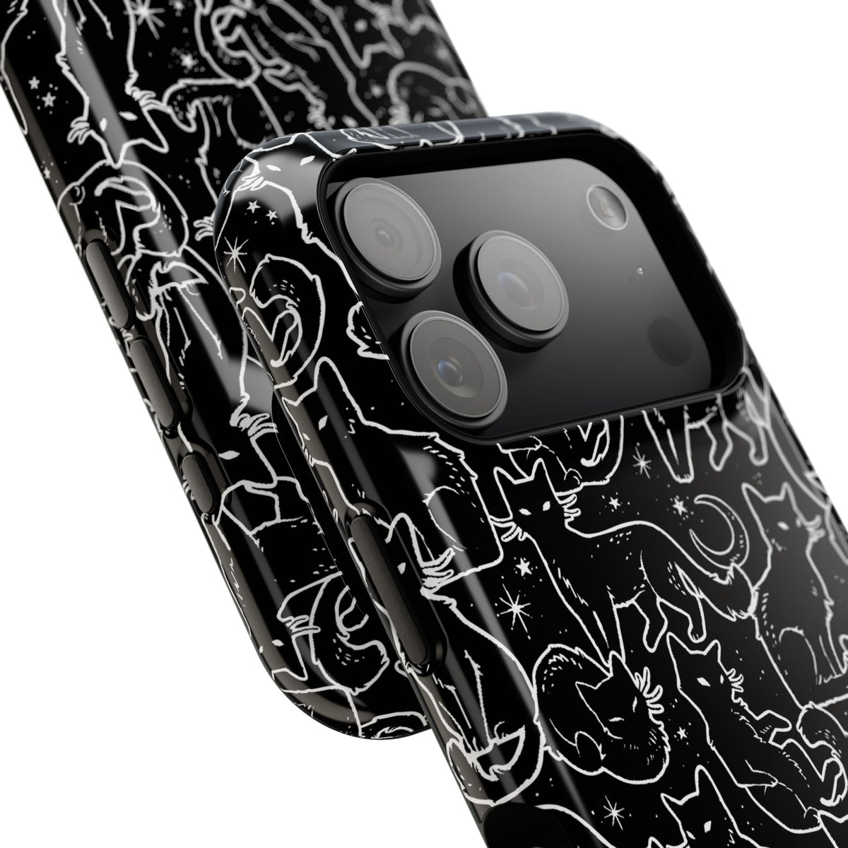 Black Cats MagSafe Tough iPhone Case
