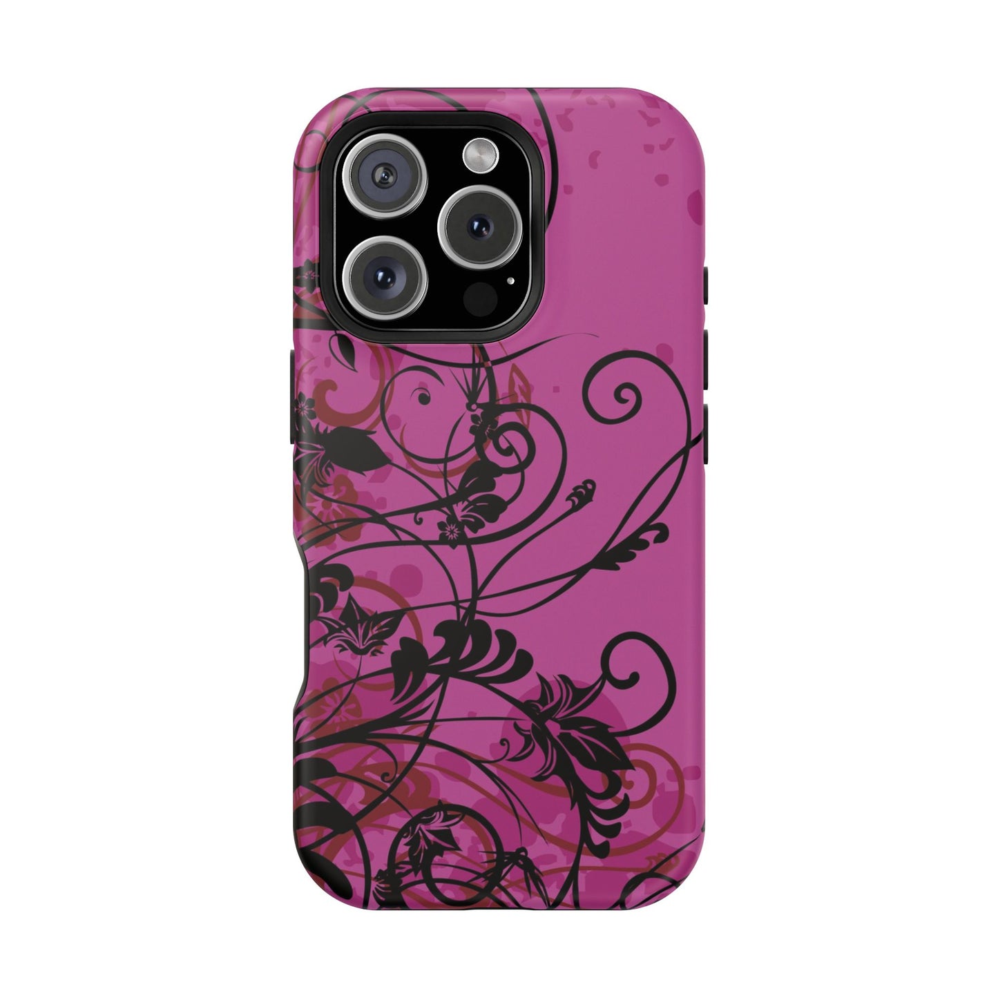 Midnight Petals Tough iPhone Case