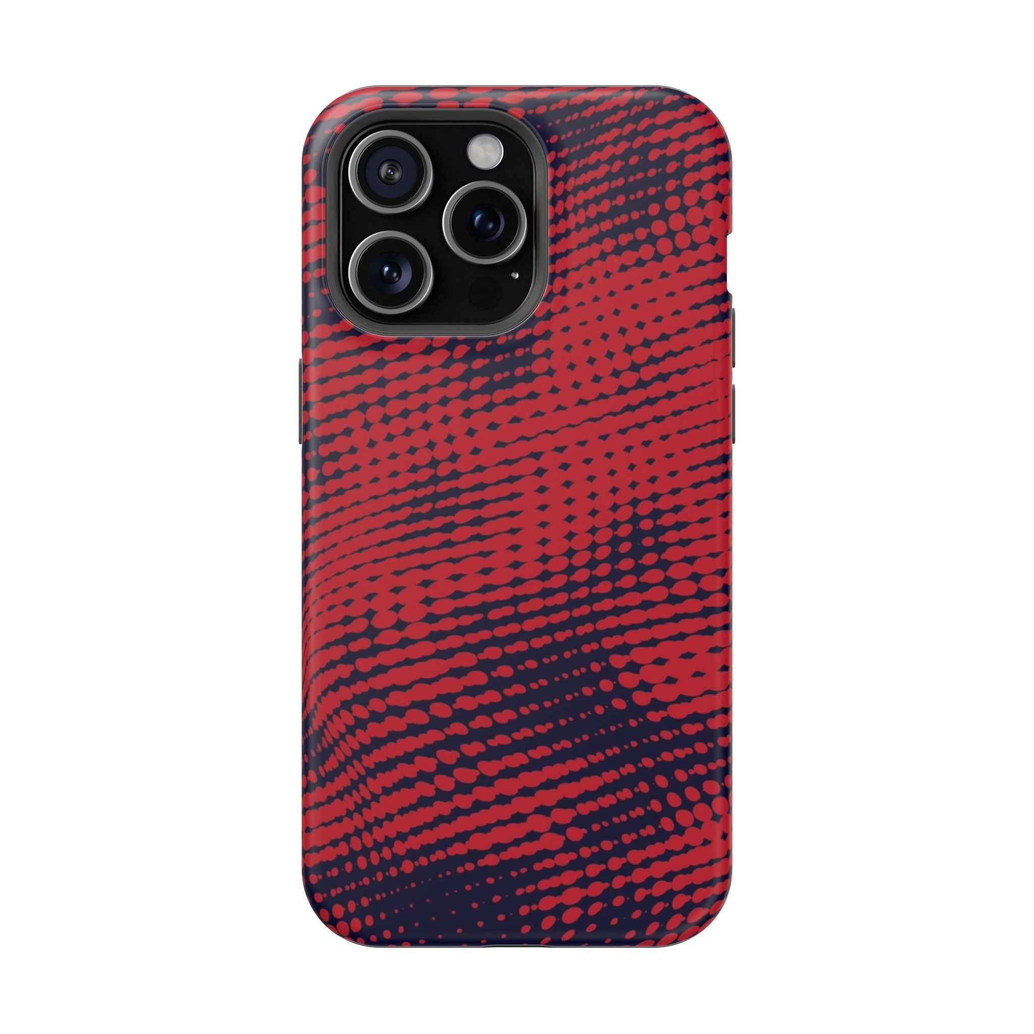 Red Static Tough iPhone Case