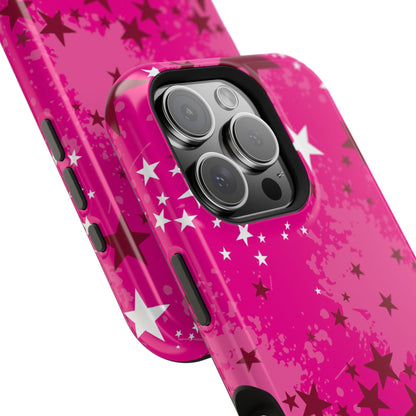 Pink Static Tough iPhone Case