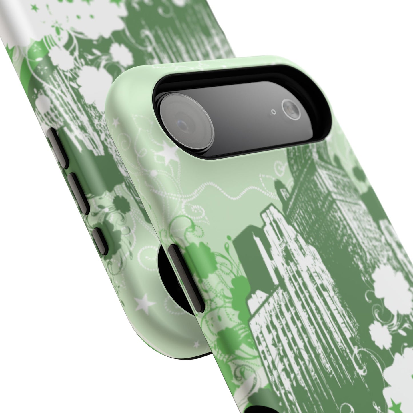 Green City Tough iPhone Case