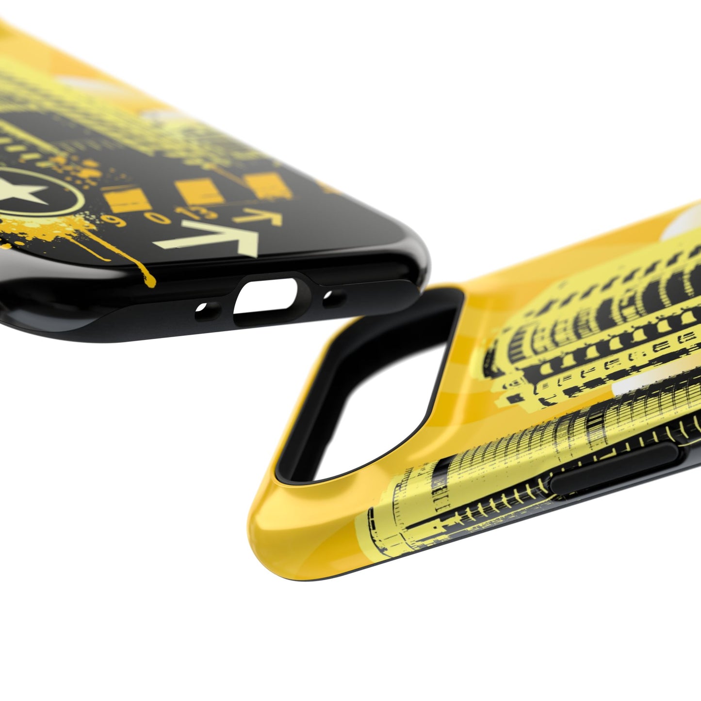 Yellow City Tough iPhone Case