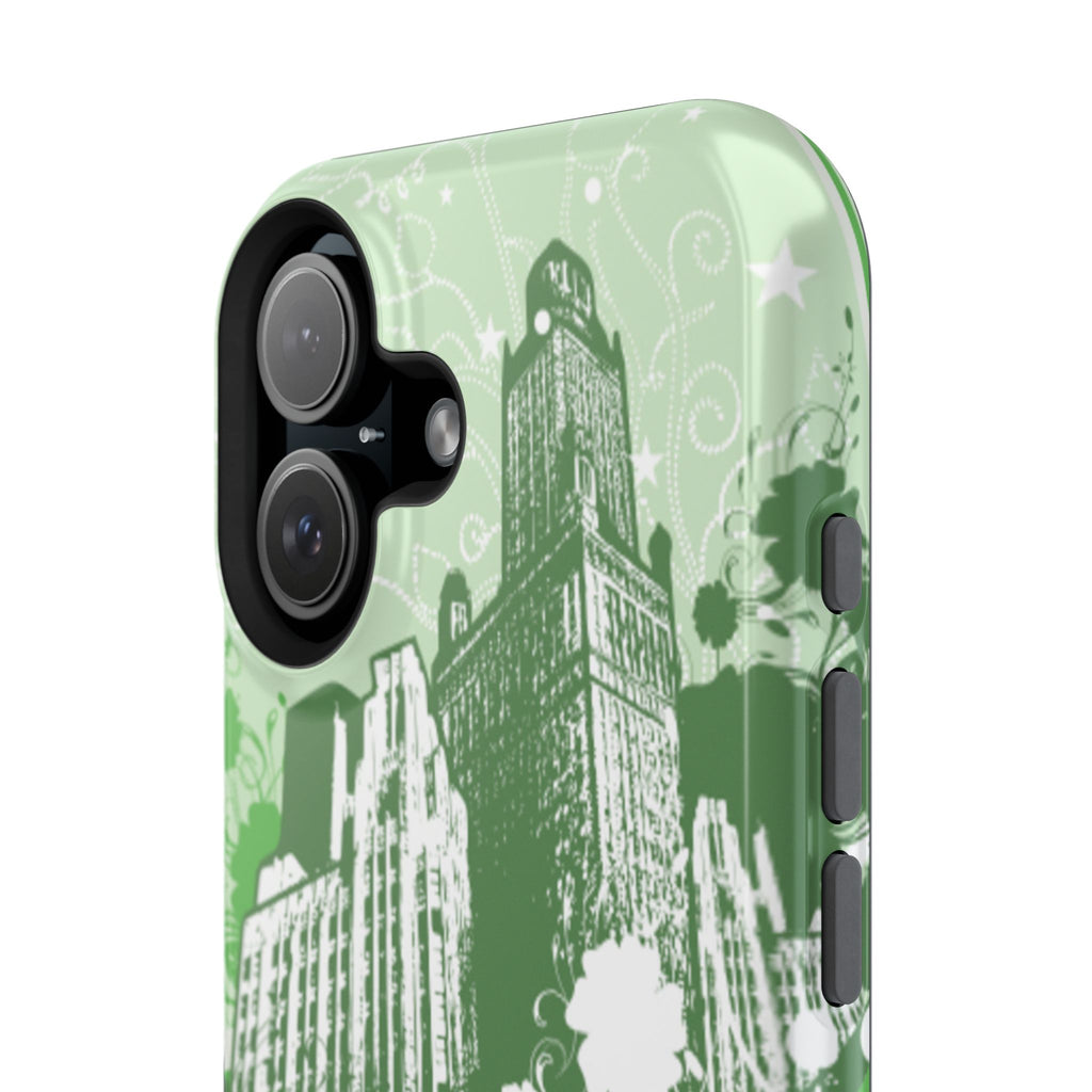 Green City Tough iPhone Case