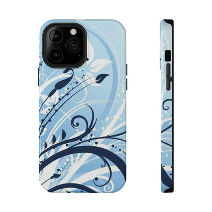 Bloom in Blue Tough iPhone Case