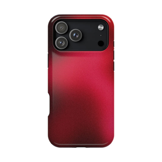 Red Fade MagSafe Tough iPhone Case