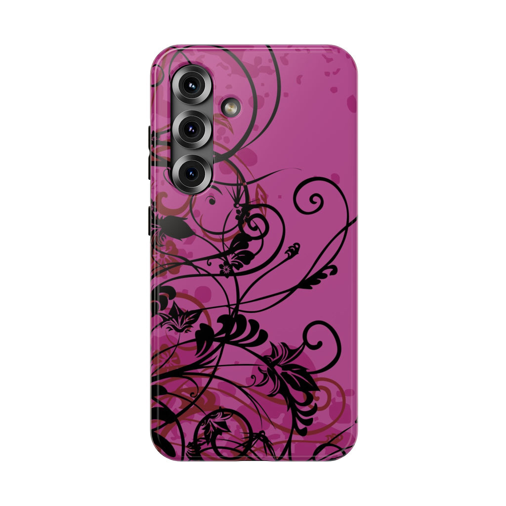 Midnight Petals Tough Samsung Case