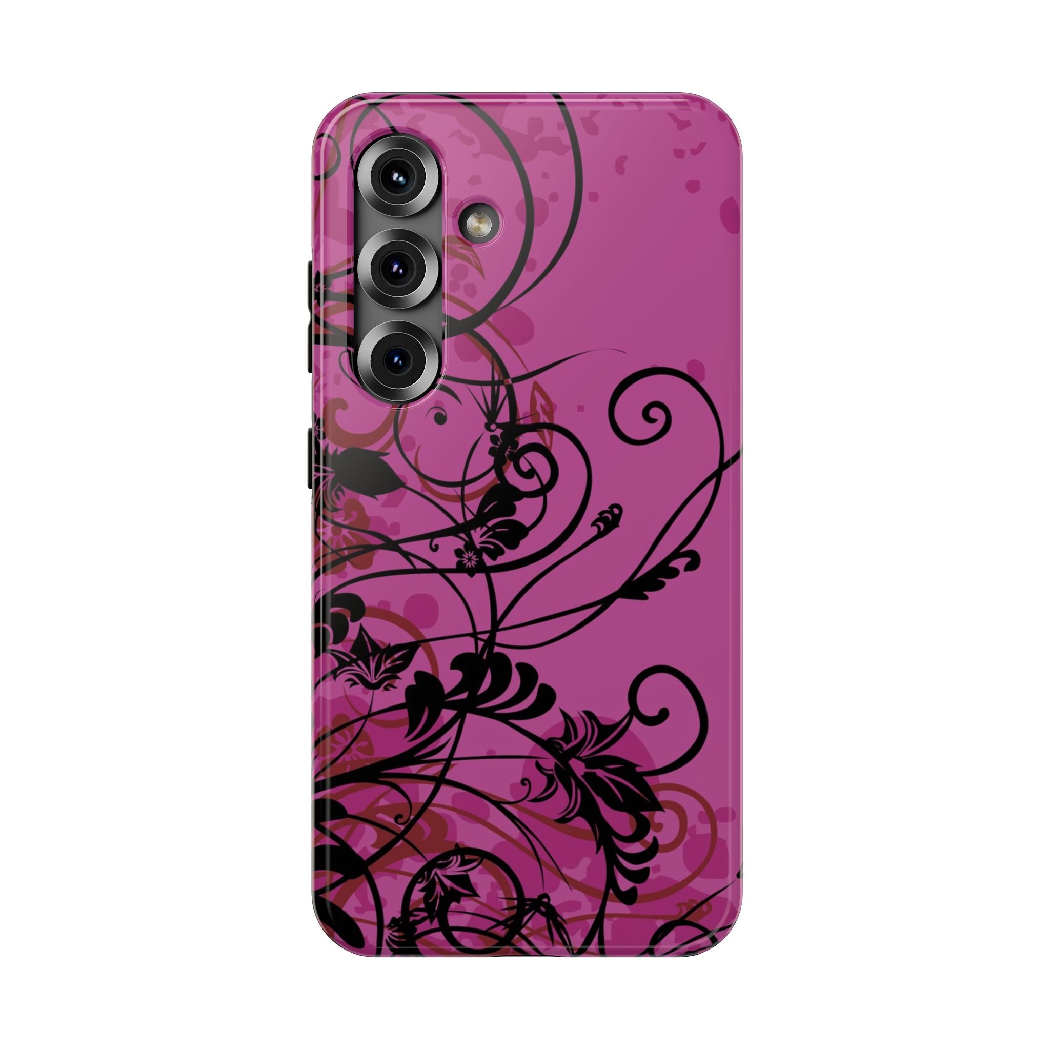 Midnight Petals Tough Samsung Case