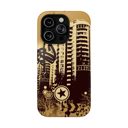 Brown City Tough iPhone Case
