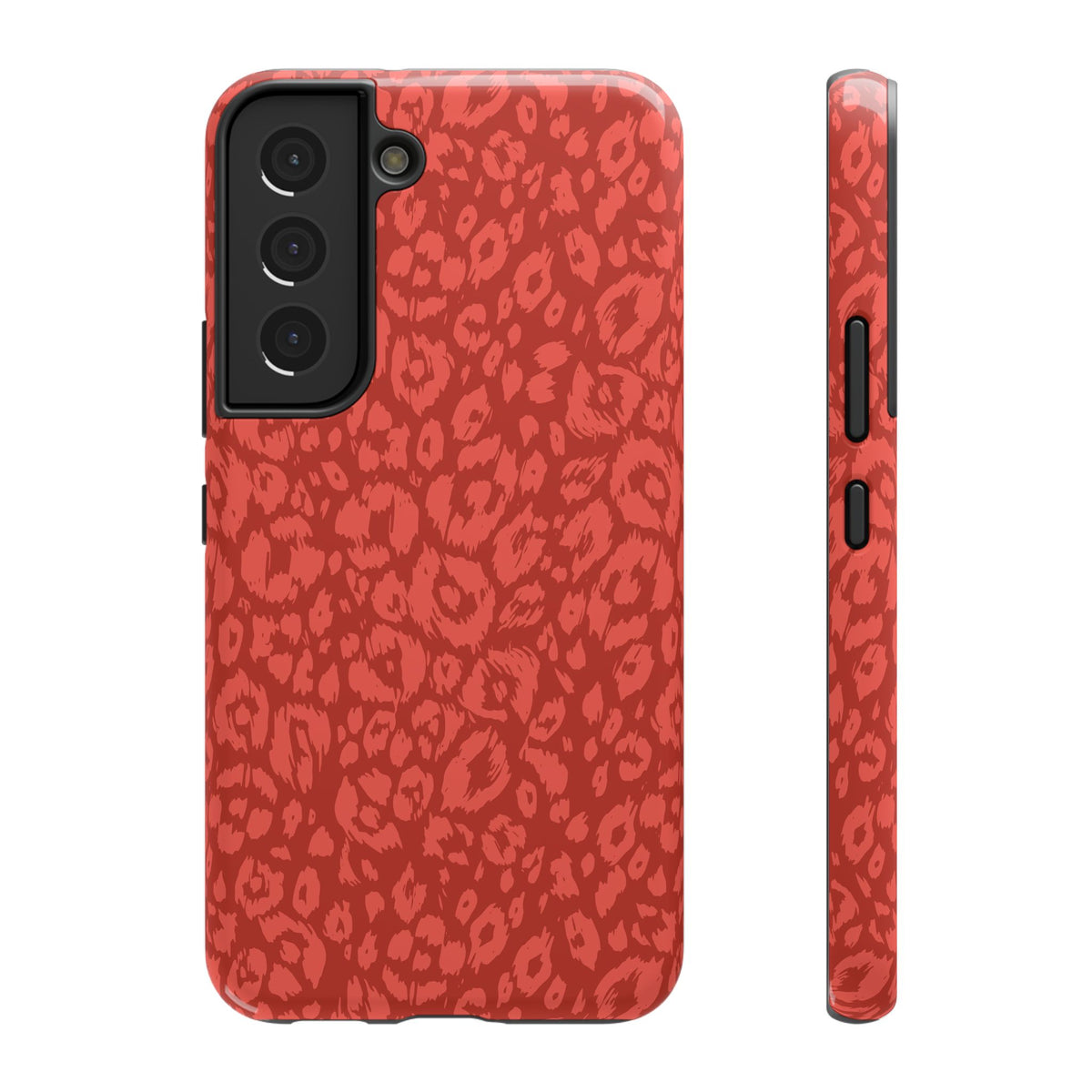 Red Leopard Tough Samsung Case