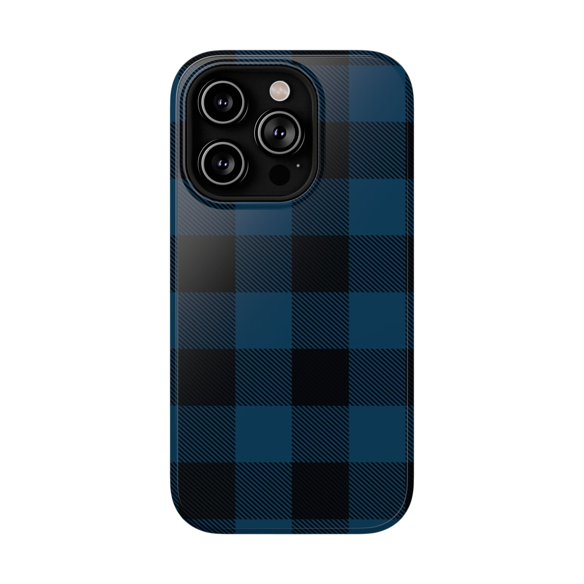 Blue Flannel Tough iPhone Case