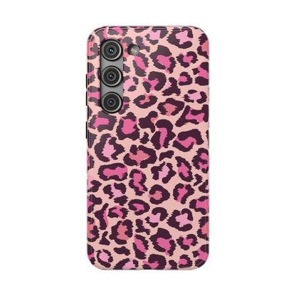 Pink Leopard Tough Samsung Case