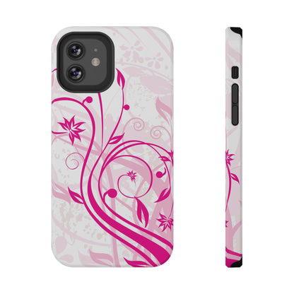 Flora Fuchsia Tough iPhone Case