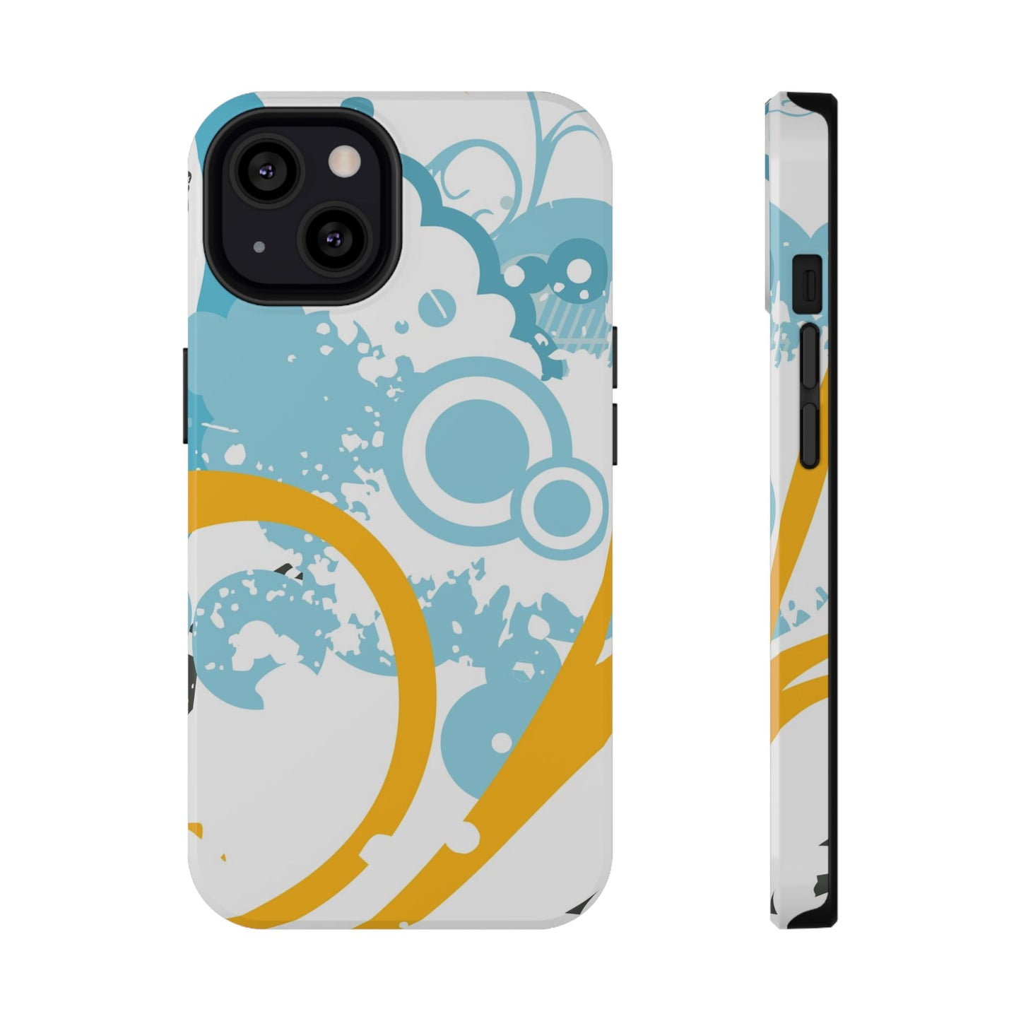Cloud Circuit Tough iPhone Case