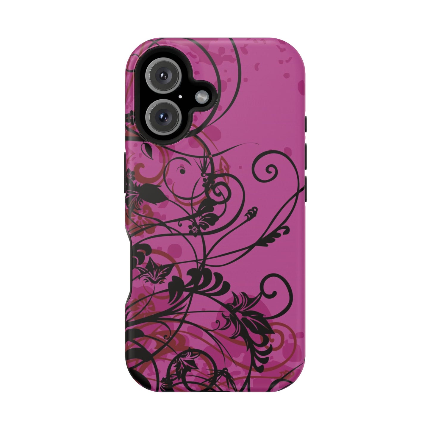Midnight Petals Tough iPhone Case