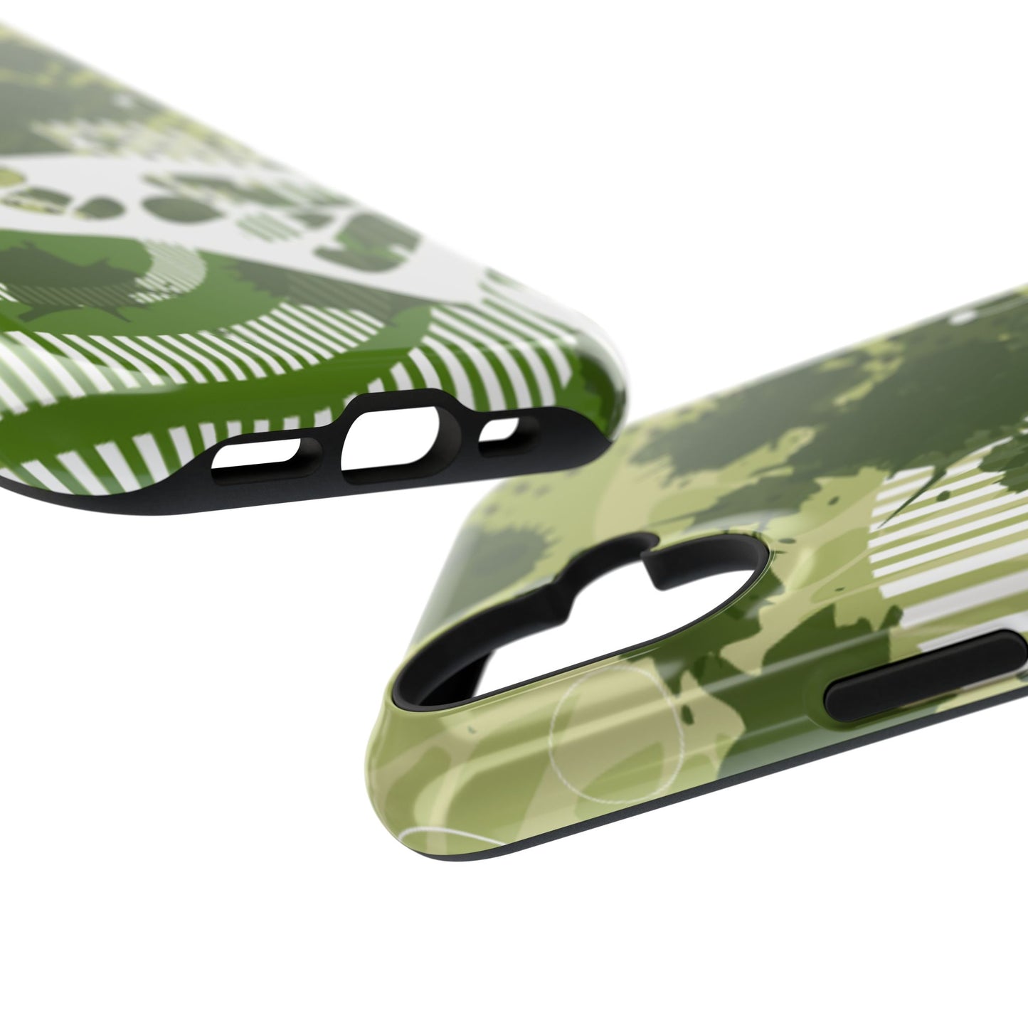 Green Echo Tough iPhone Case