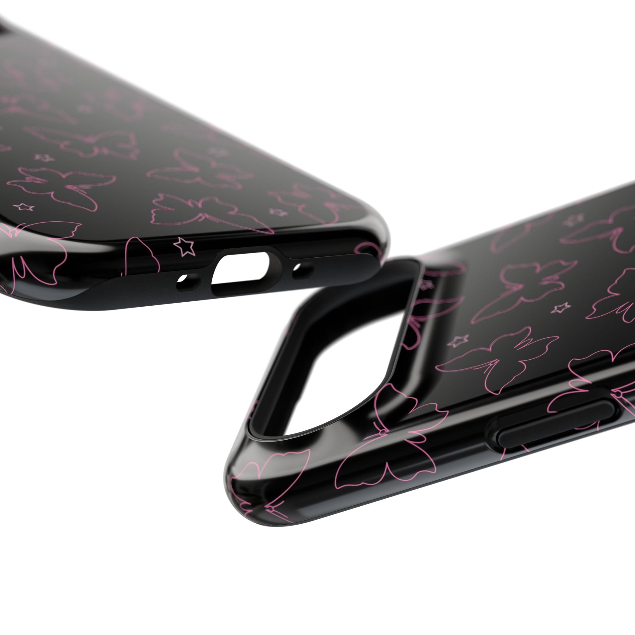 Midnight Flutter Tough iPhone Case