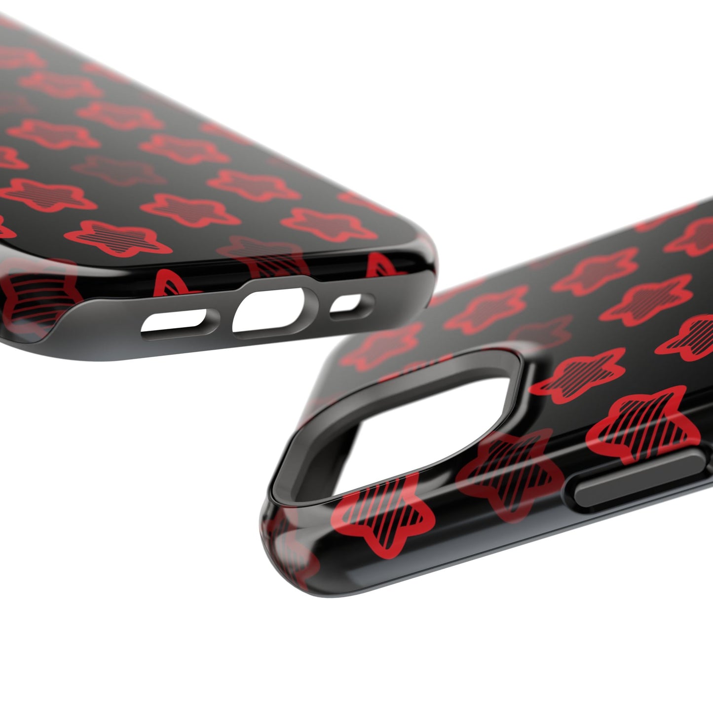 Red Stars Tough iPhone Case