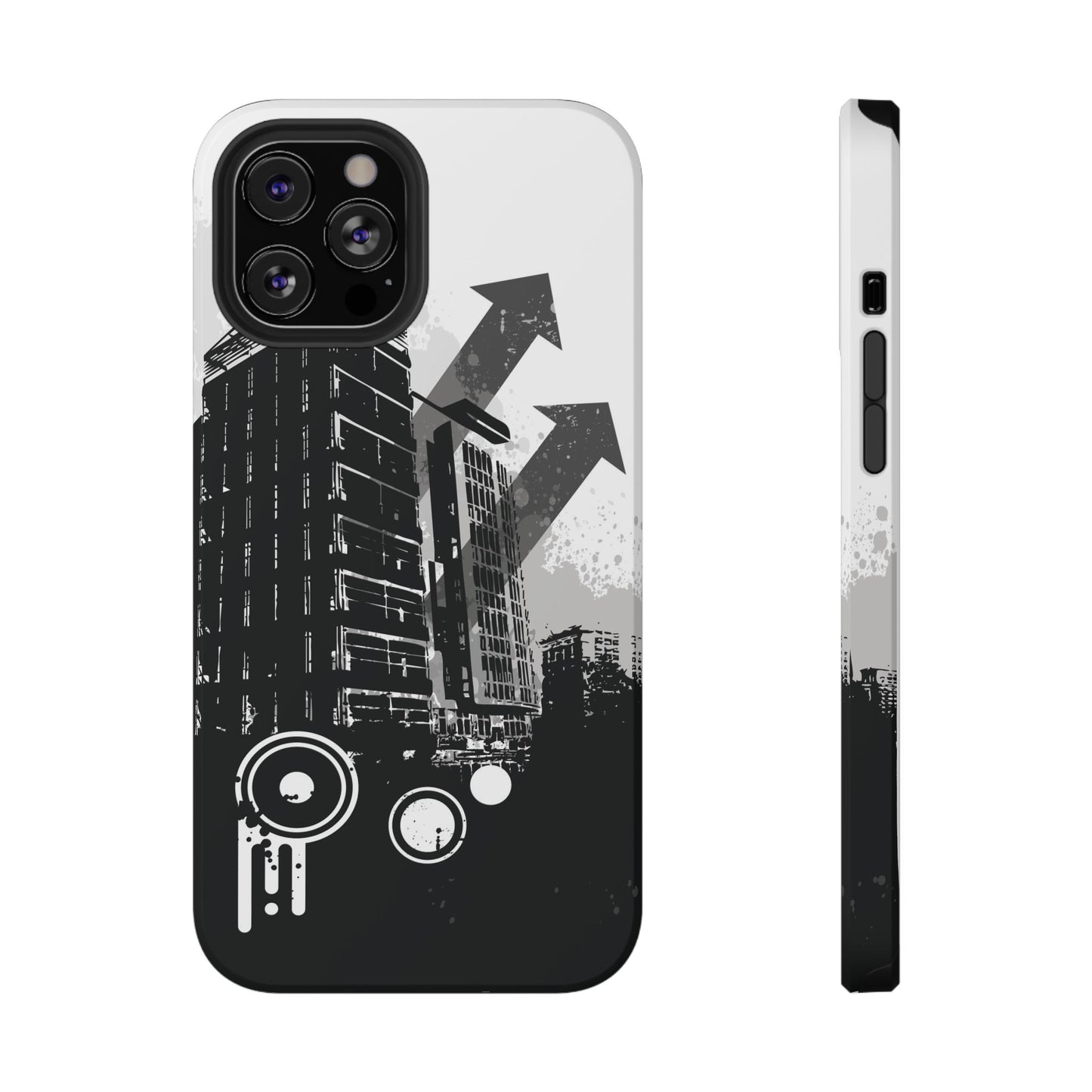 Monochrome City Tough iPhone Case