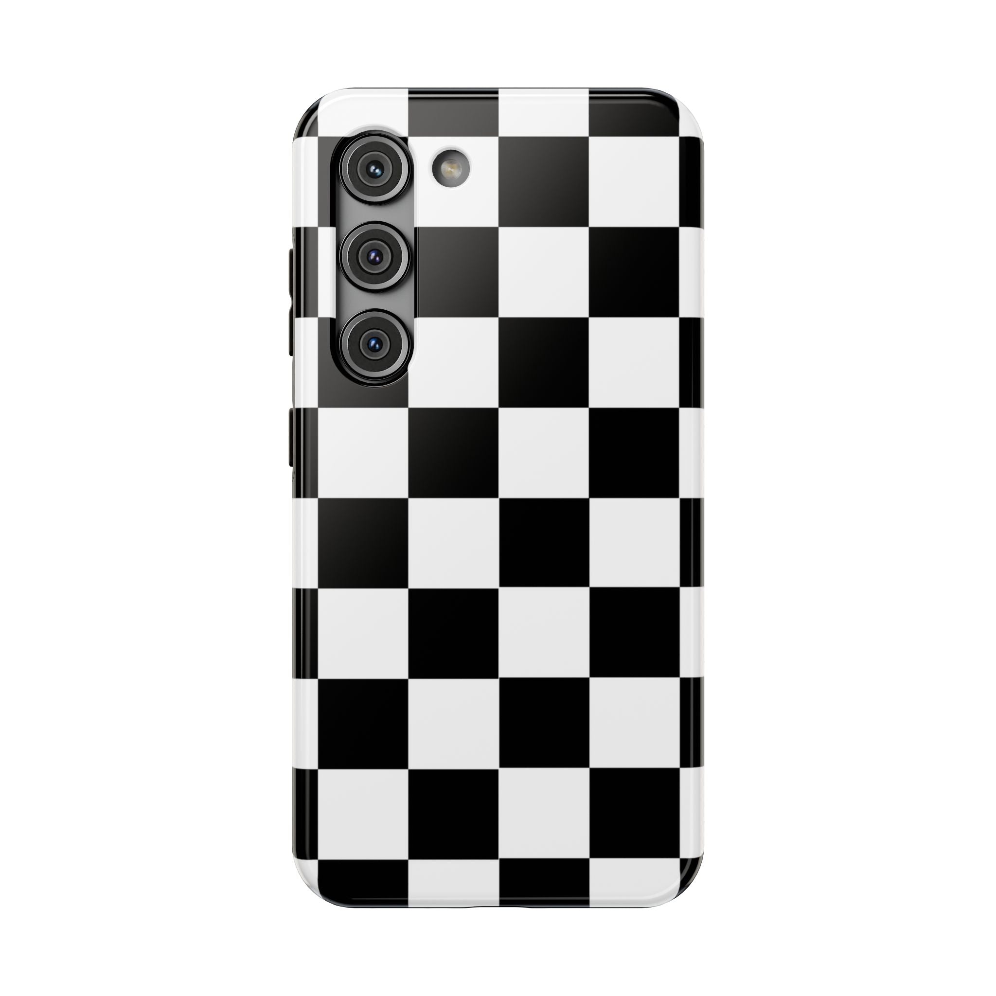 Black Grid Tough Samsung Case