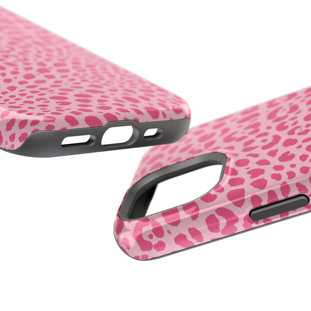 Light Pink Leopard MagSafe Tough iPhone Case