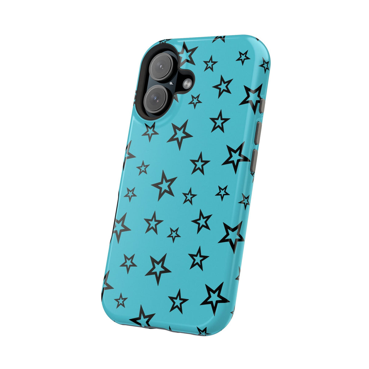 Turquoise Stars MagSafe Tough iPhone Case