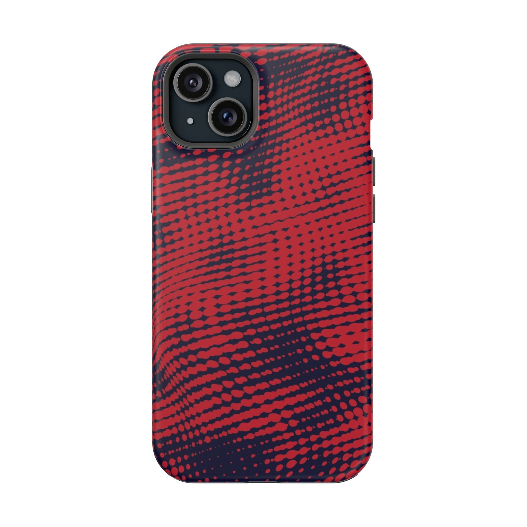 Red Static Tough iPhone Case