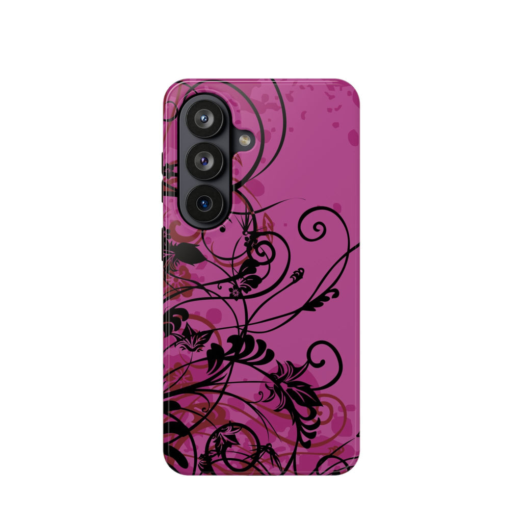 Midnight Petals Tough Samsung Case