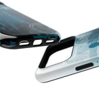 Blue Noise Tough iPhone Case
