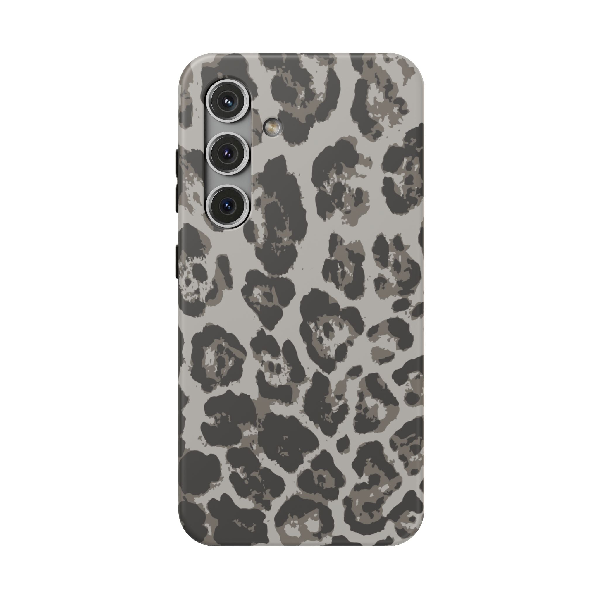 Grey Leopard Tough Samsung Case