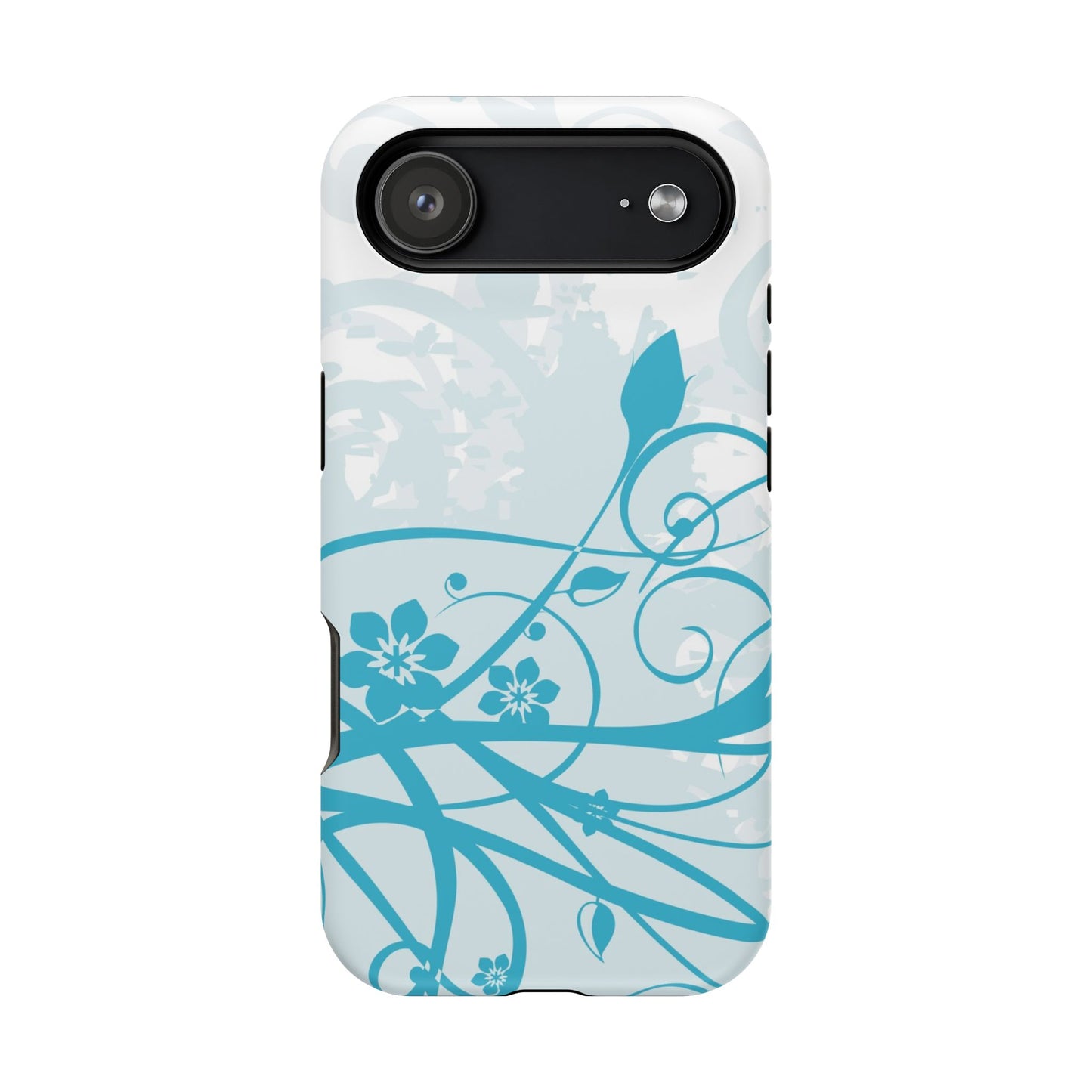 Blue Bloom Tough iPhone Case