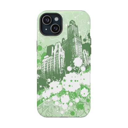 Green City Tough iPhone Case
