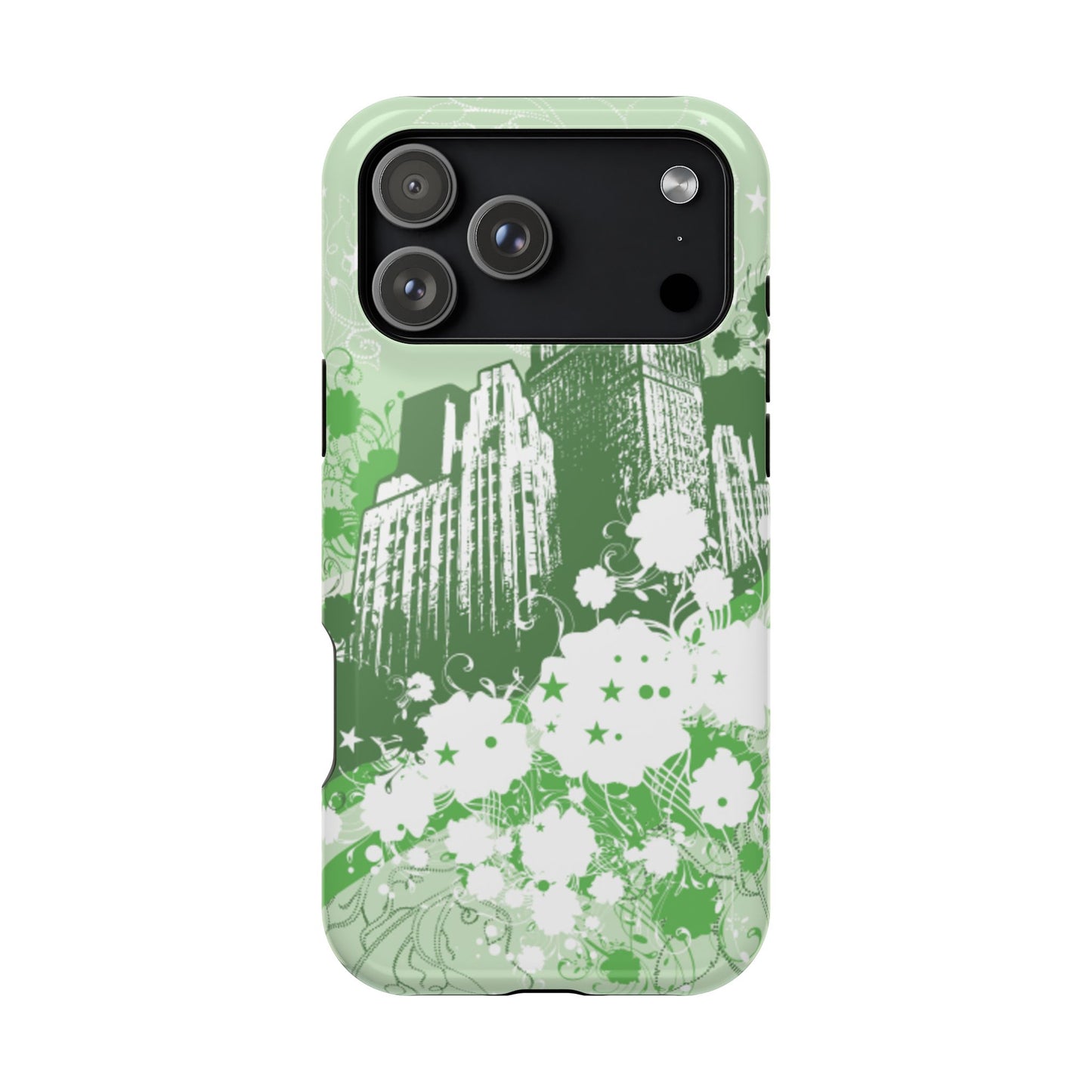 Green City Tough iPhone Case