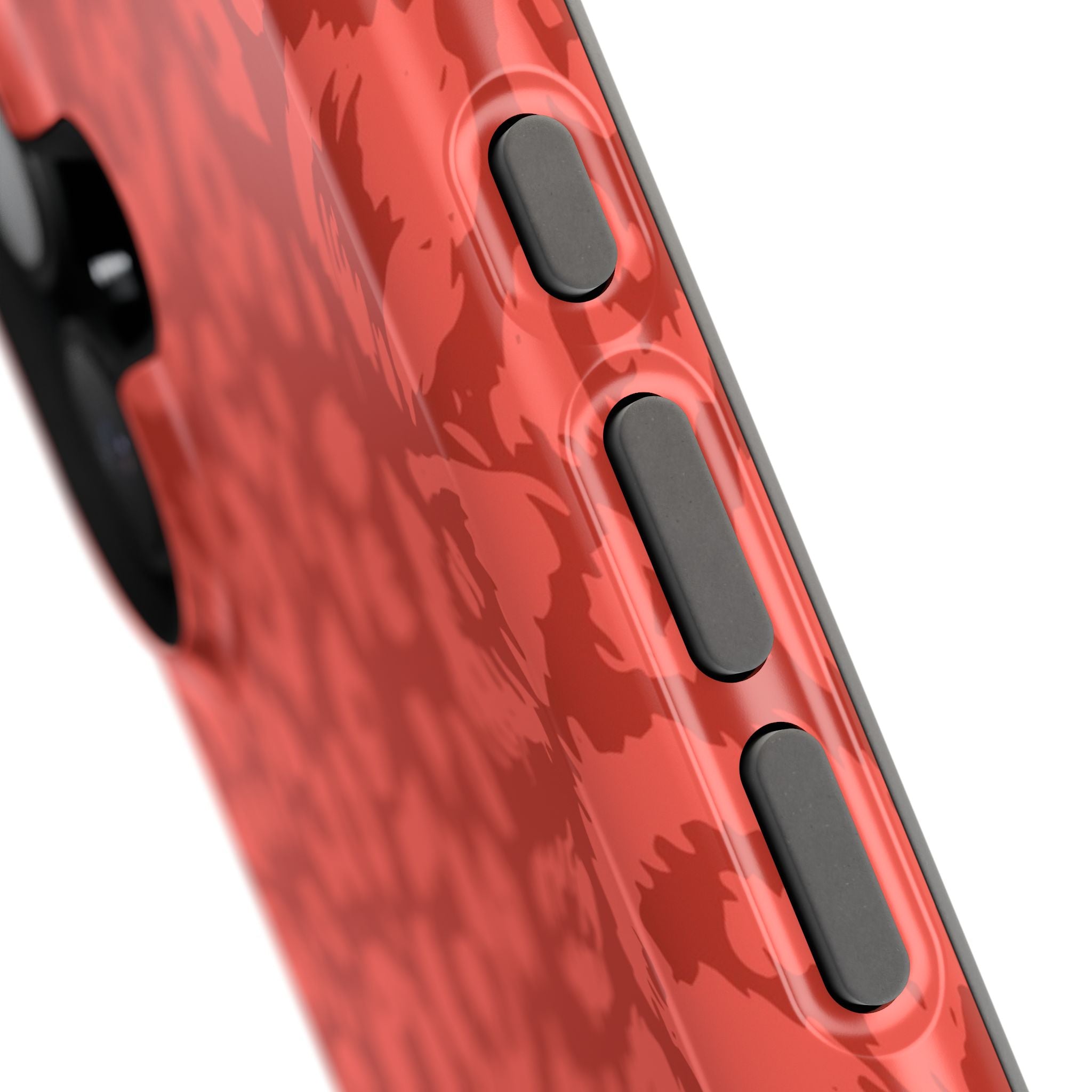 Red Leopard Tough iPhone Case