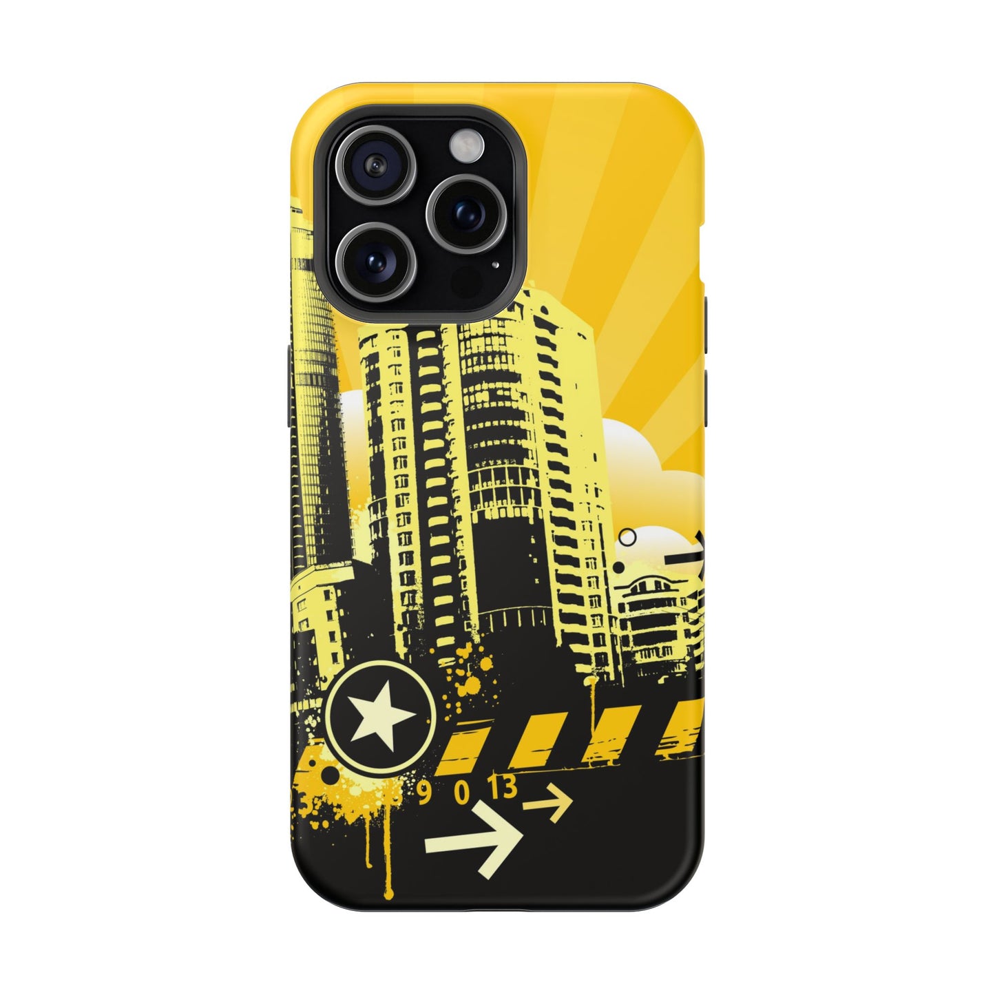Yellow City Tough iPhone Case