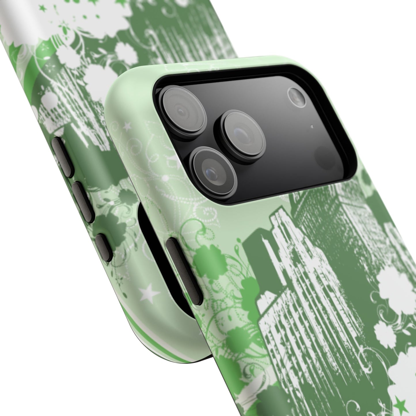 Green City Tough iPhone Case