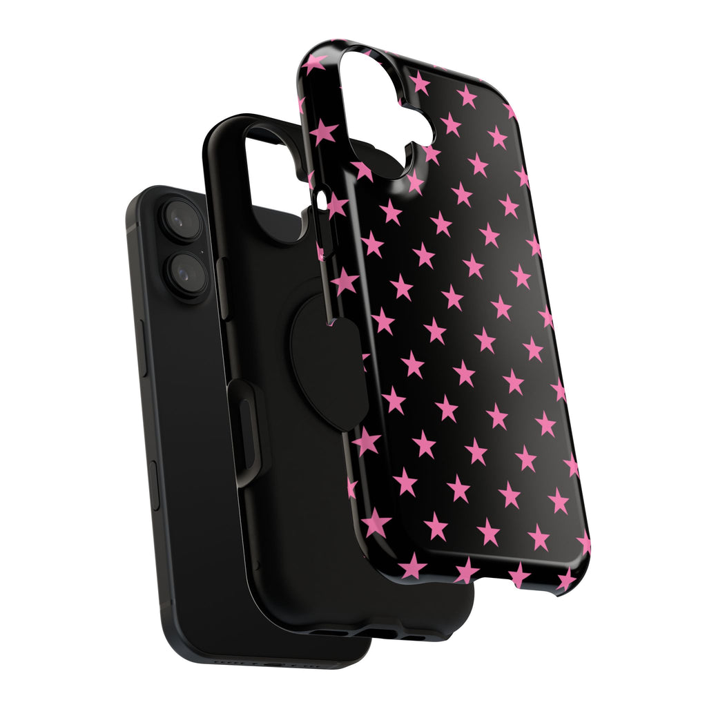 Pink Stars Tough iPhone Case