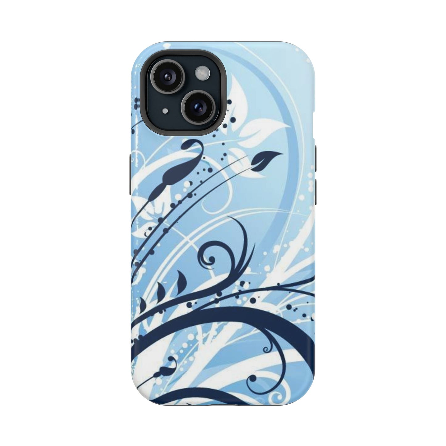 Bloom in Blue Tough iPhone Case