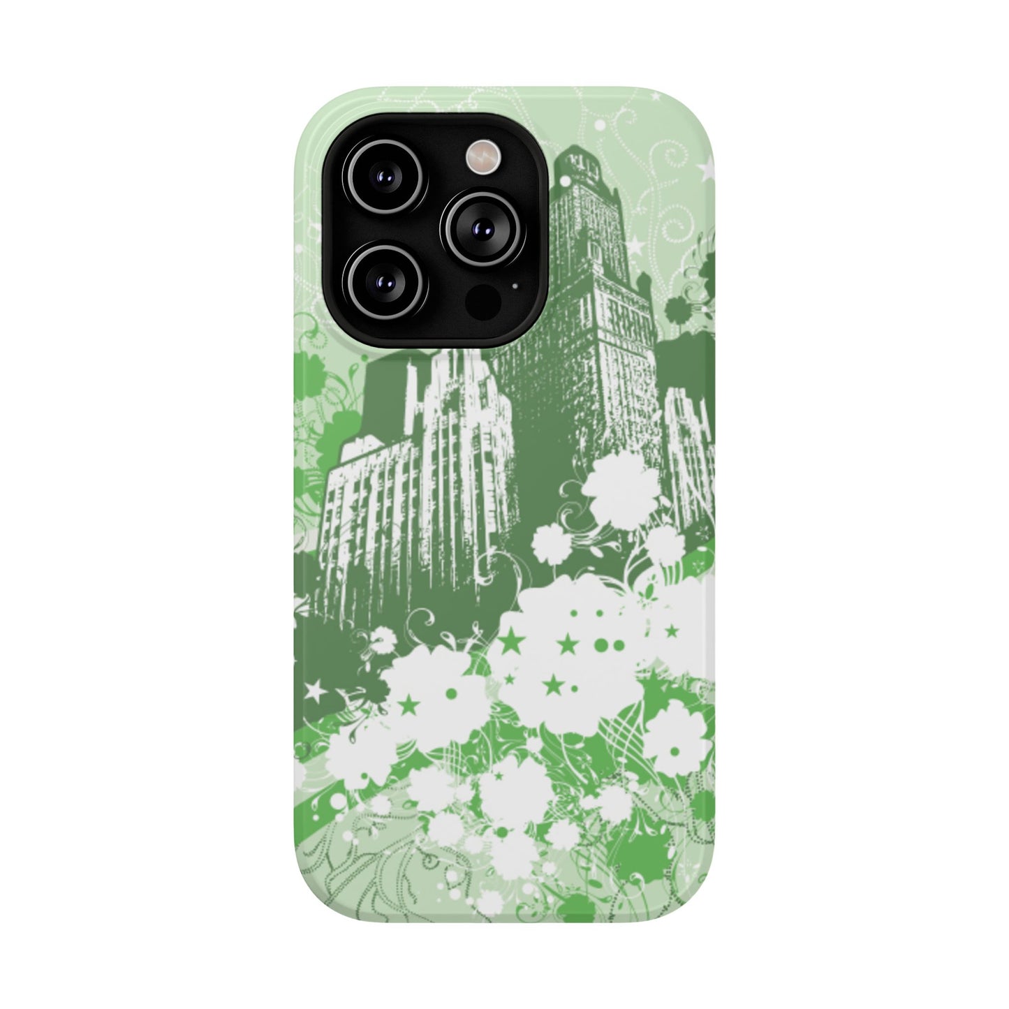 Green City Tough iPhone Case