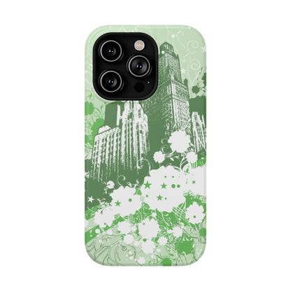 Green City Tough iPhone Case