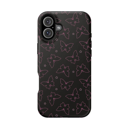 Midnight Flutter MagSafe Tough iPhone Case