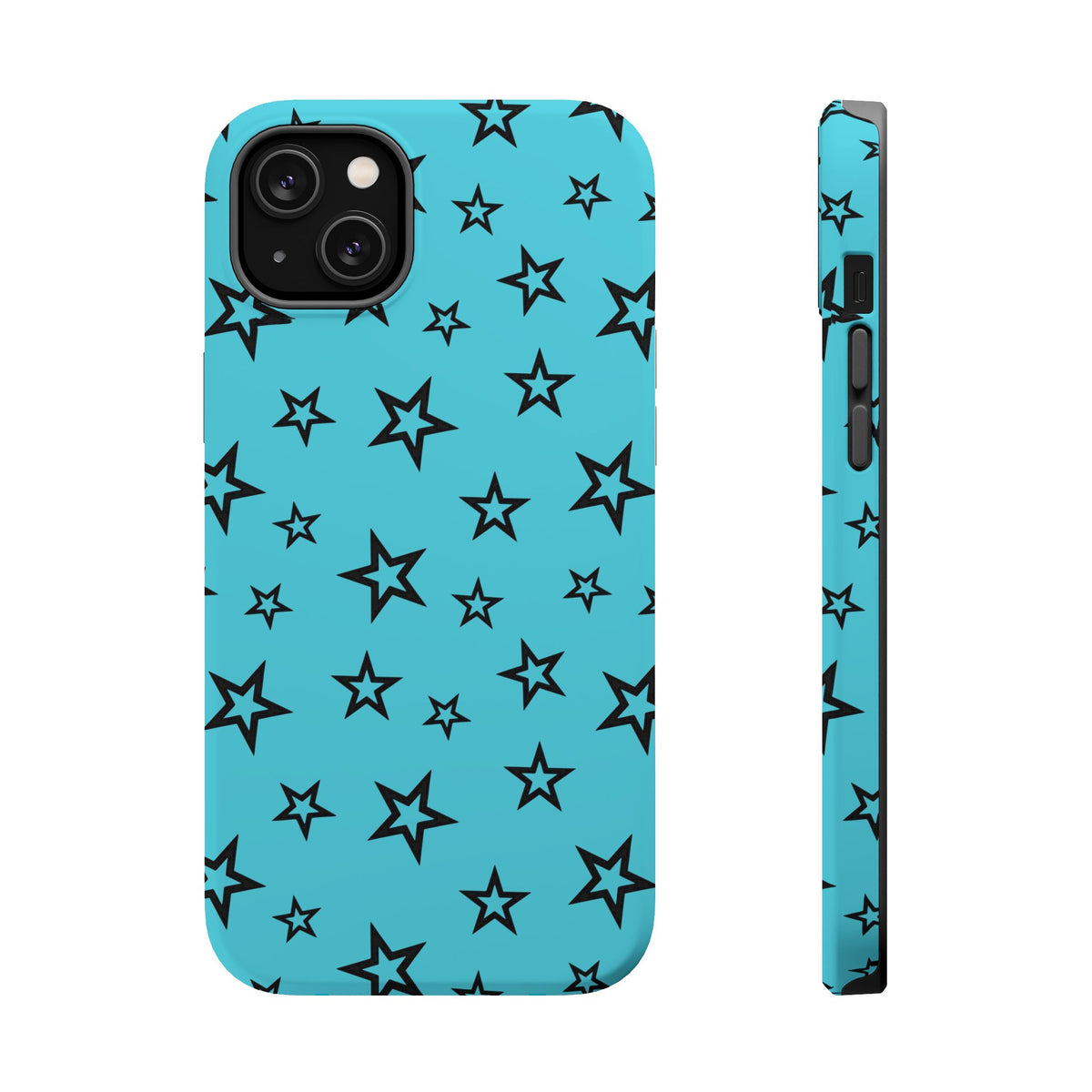 Turquoise Stars MagSafe Tough iPhone Case