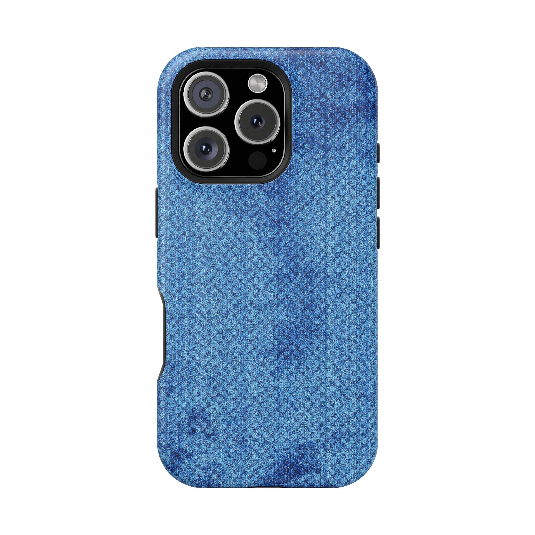 Blue Denim Tough iPhone Case