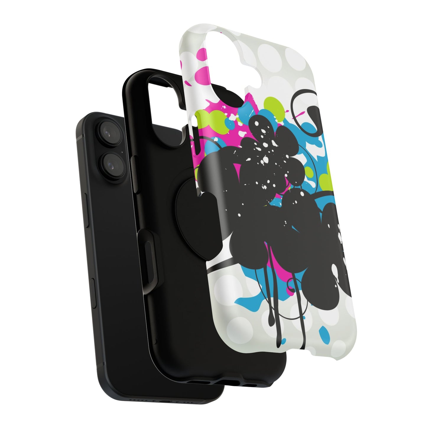 Electric Bloom Tough iPhone Case