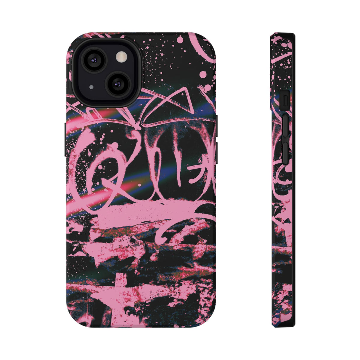 Pink Graffiti Tough iPhone Case