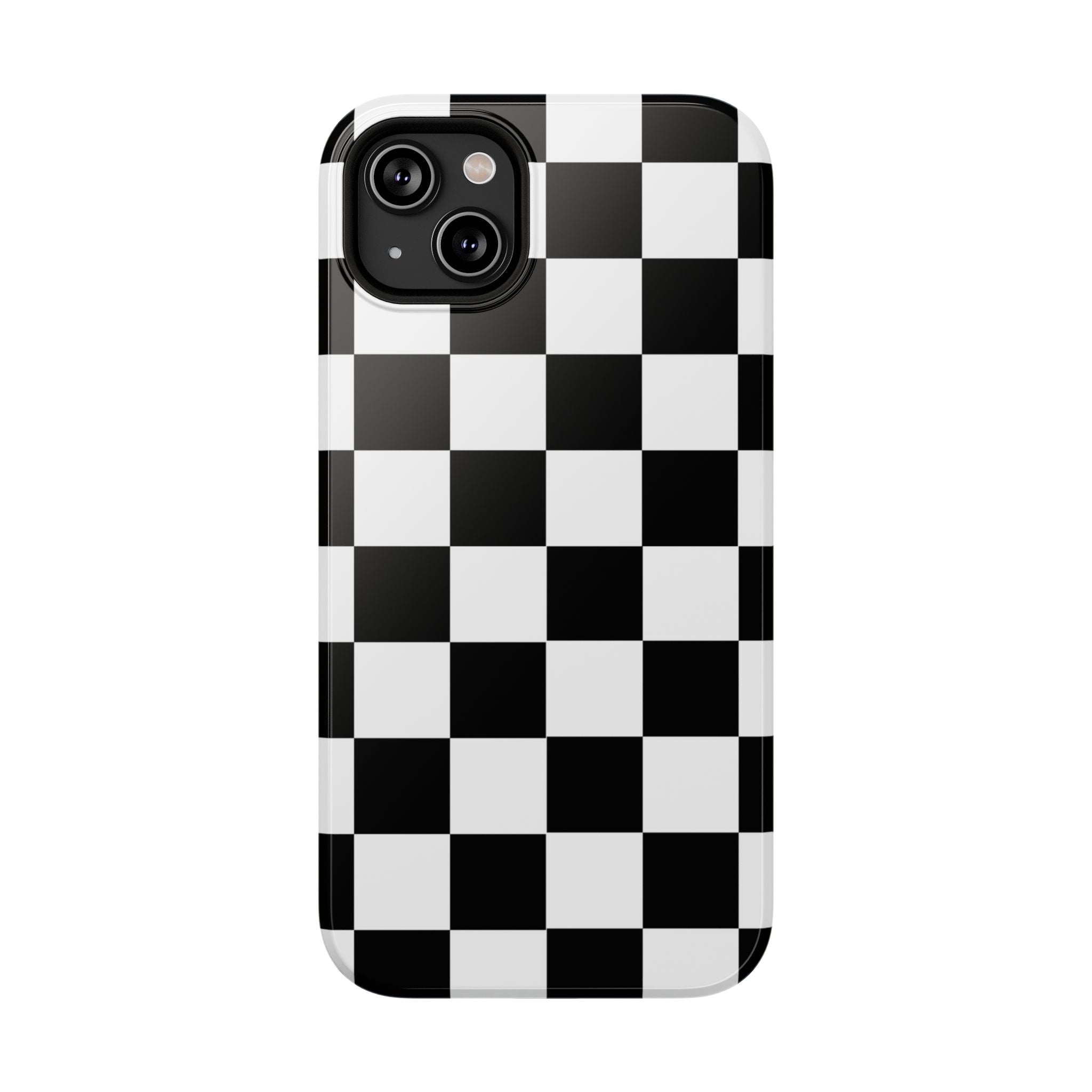 Black Grid Tough iPhone Case