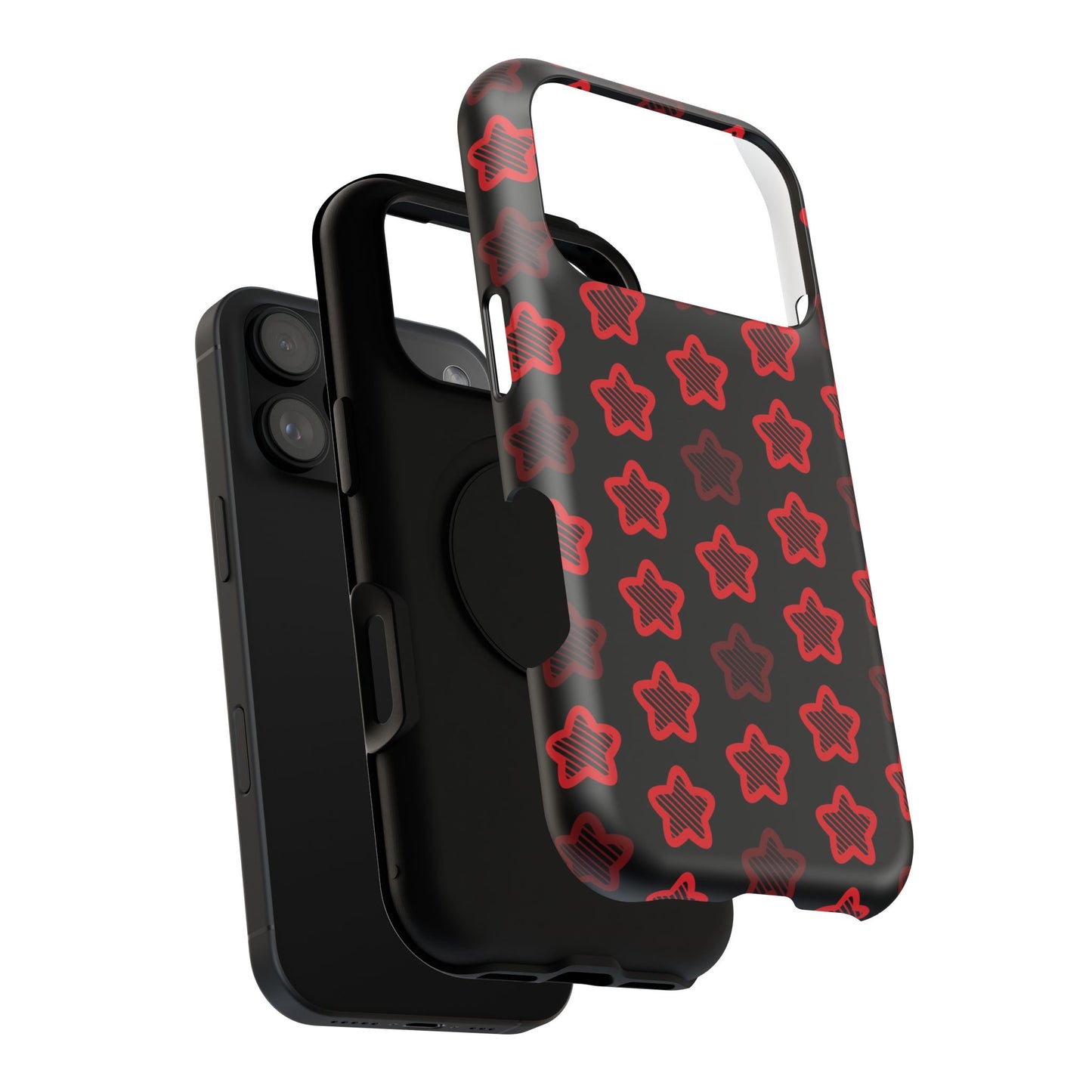 Red Stars Tough iPhone Case