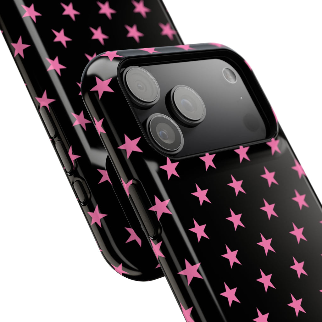 Pink Stars Tough iPhone Case