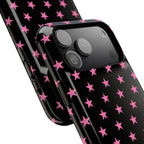 Pink Stars Tough iPhone Case