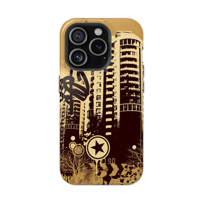 Brown City Tough iPhone Case
